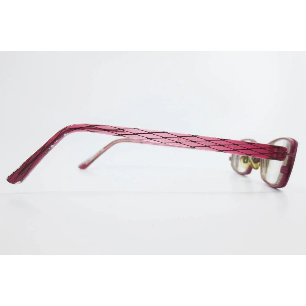 Kliik Denmark K-474 201 Purple Pink Lattice Rectangular Eyeglass Frames